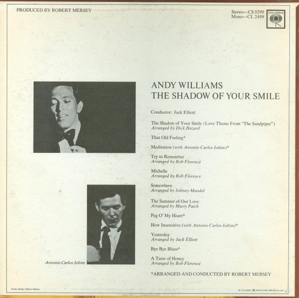 Andy Williams - The Shadow Of Your Smile