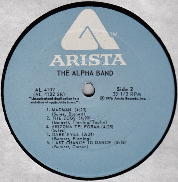 The Alpha Band - secondary