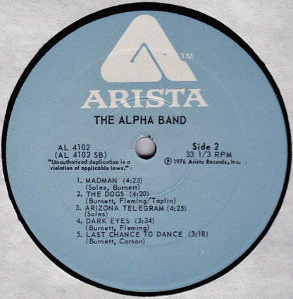 The Alpha Band - secondary