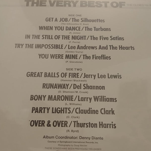 The Very Best Of The Oldies Vol. III - secondary