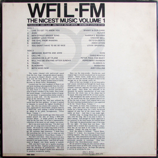 Various - WFIL-FM The Nicest Music Volume 1
