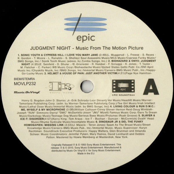 Judgment Night (Music From The Motion Picture) - secondary