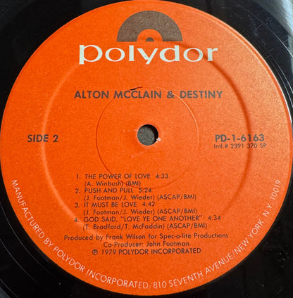 Alton McClain & Destiny - secondary