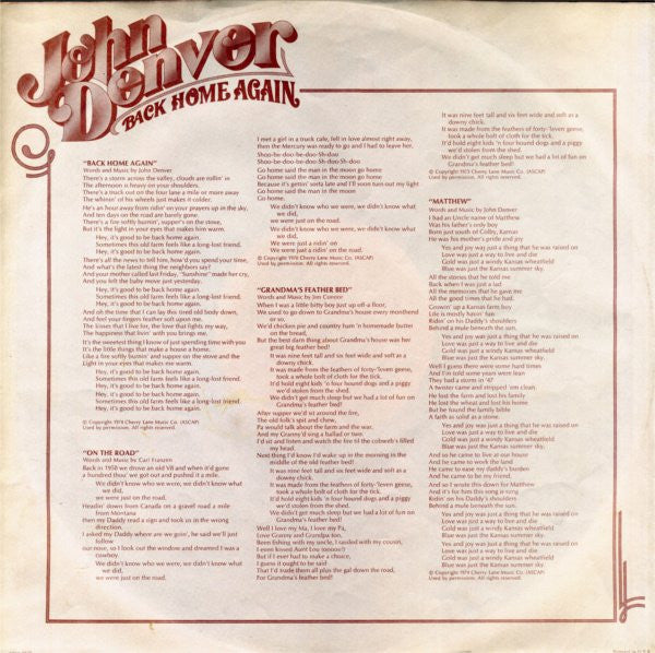 Back Home Again - secondary