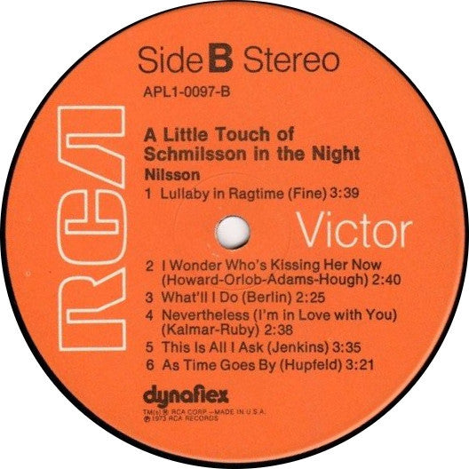 A Little Touch Of Schmilsson In The Night - secondary