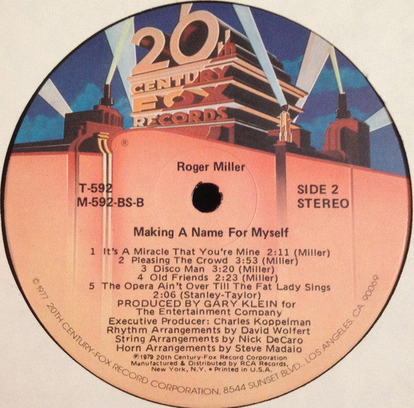 Roger Miller - Making A Name For Myself