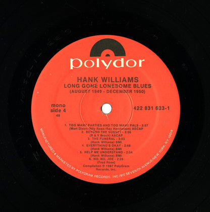 Long Gone Lonesome Blues : August 1949 - December 1950 - secondary