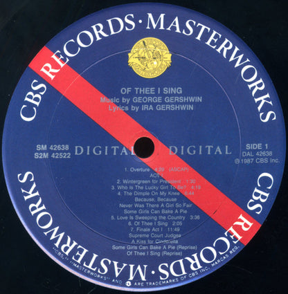 George & Ira Gershwin - Of Thee I Sing / Let 'Em Eat Cake