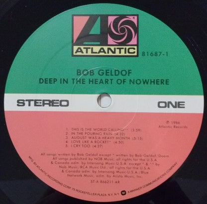Bob Geldof - Deep In The Heart Of Nowhere