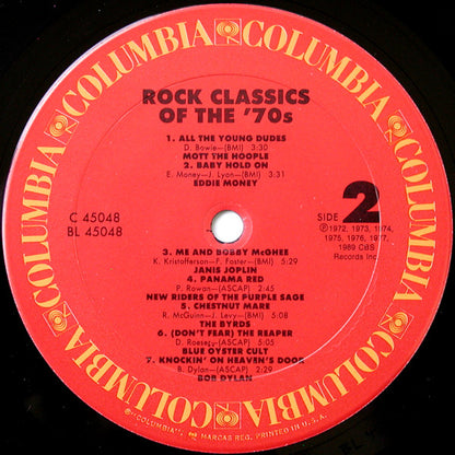 Rock Classics Of The '70s - secondary
