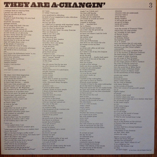 The Times They Are A-Changin' - secondary