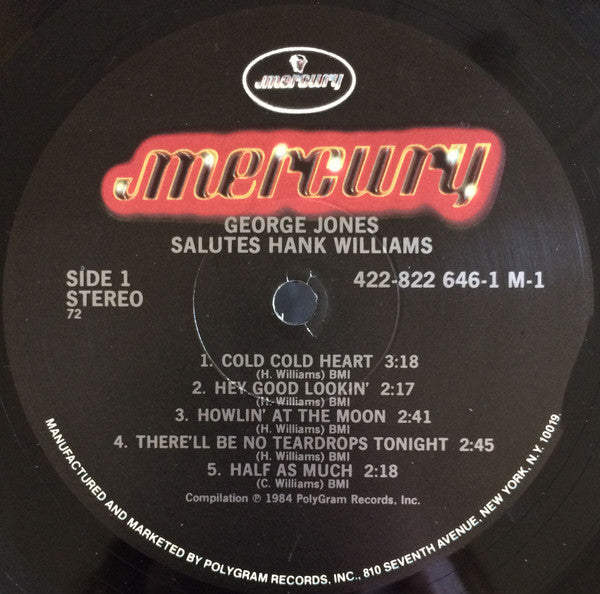 George Jones Salutes Hank Williams - secondary