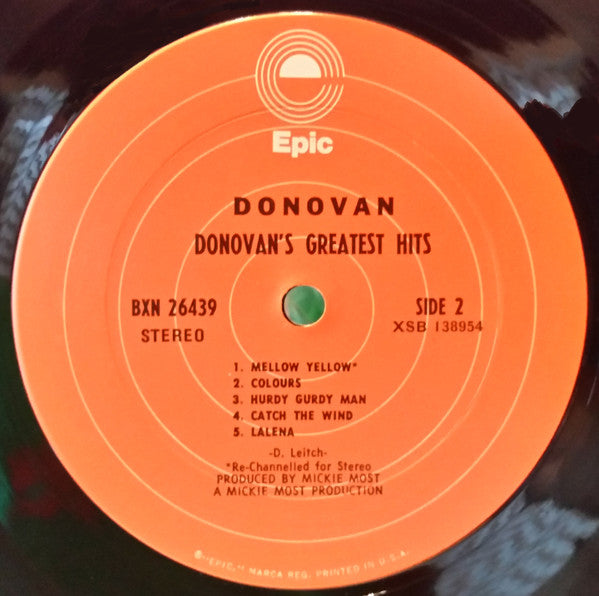Donovan's Greatest Hits - secondary