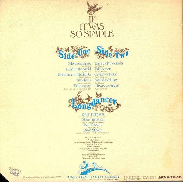 If It Was So Simple - secondary