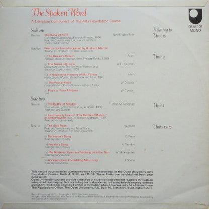 The Spoken Word - secondary