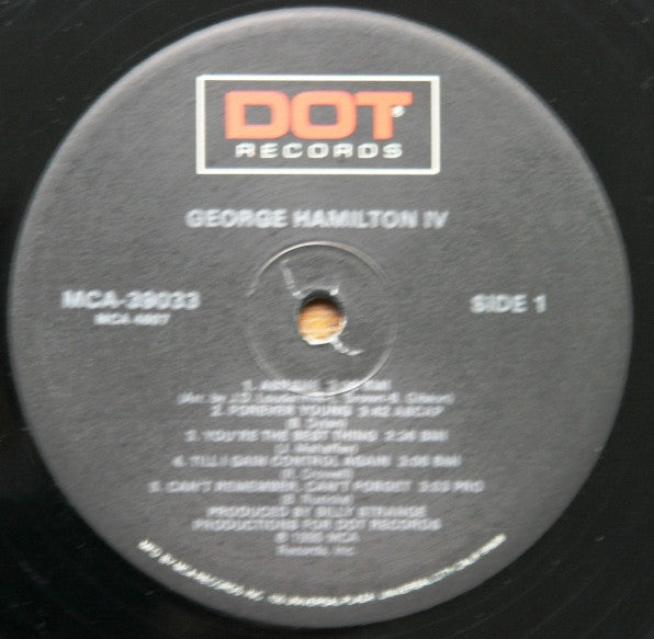 George Hamilton IV - secondary