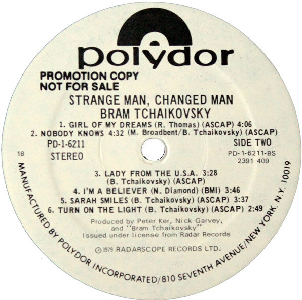 Strange Man, Changed Man - secondary