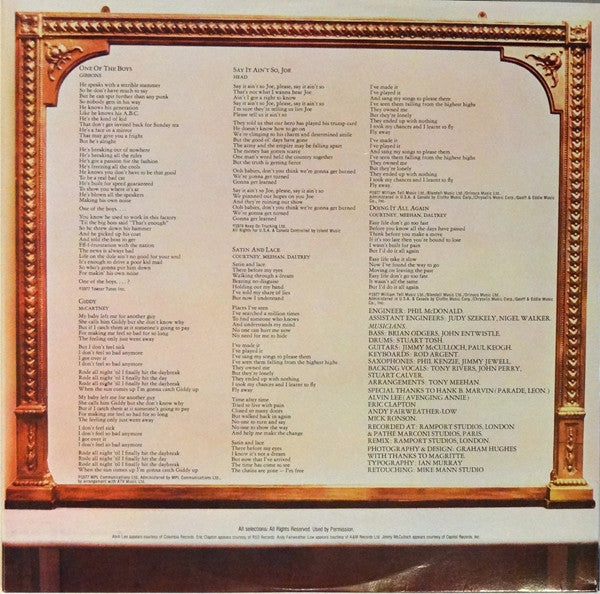 One Of The Boys - secondary