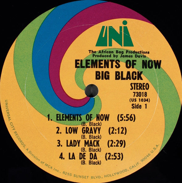 Big Black - Elements Of Now!