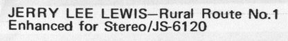 Jerry Lee Lewis - Rural Route #1