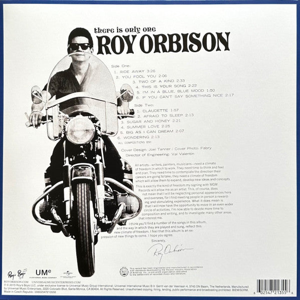 There Is Only One Roy Orbison - secondary