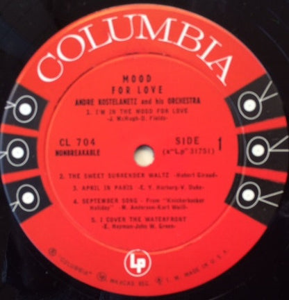 André Kostelanetz And His Orchestra - Mood For Love