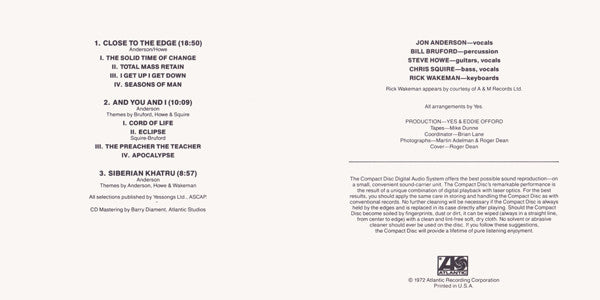 Yes - Close To The Edge