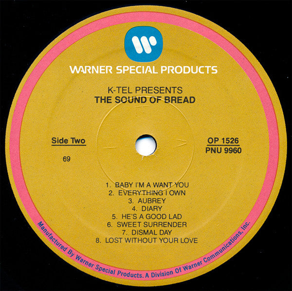 Bread - The Sound Of Bread- Their 16 Finest Songs