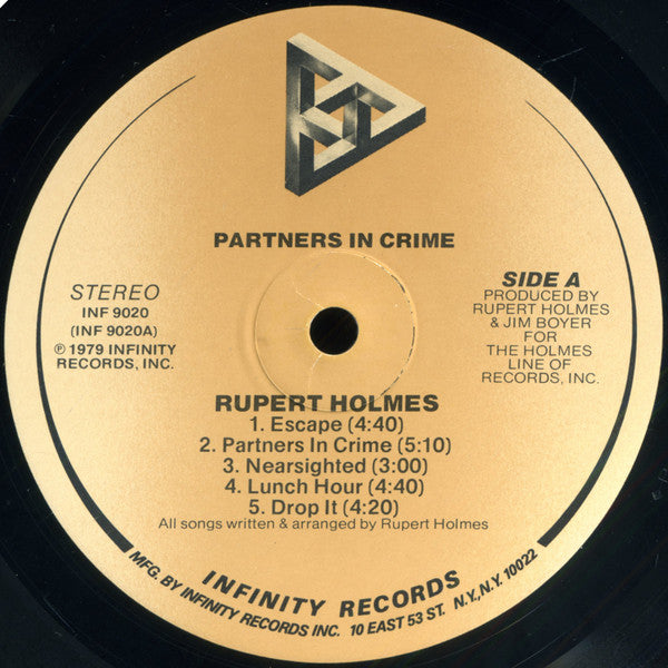 Rupert Holmes - Partners In Crime