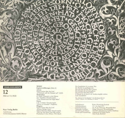 Registervorführungen Und Werke Alter Meister - secondary