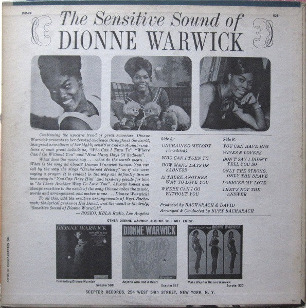 Dionne Warwick - The Sensitive Sound Of Dionne Warwick