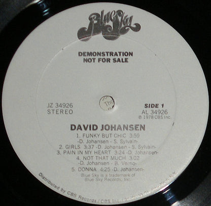 David Johansen - secondary