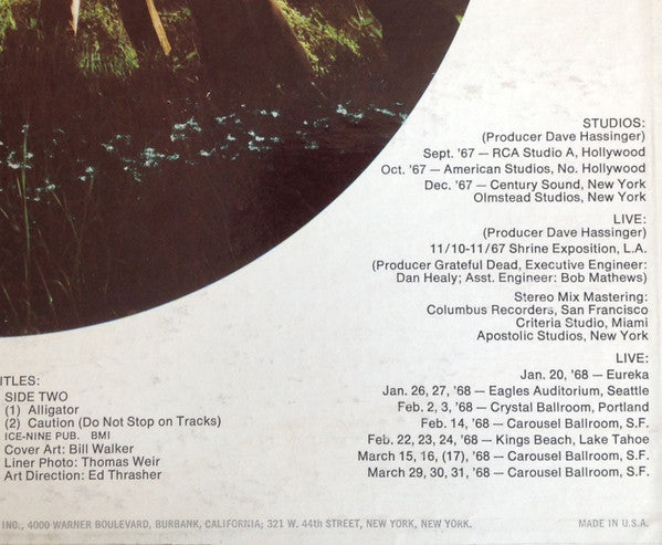 Anthem Of The Sun - secondary