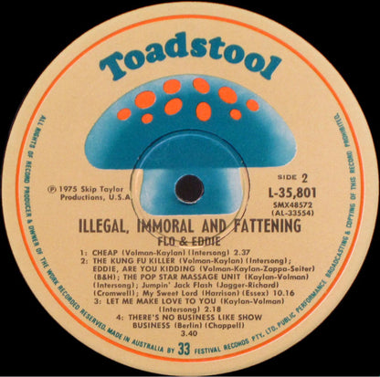 Illegal, Immoral And Fattening - secondary