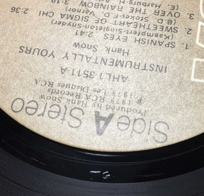 Hank Snow - Instrumentally Yours, Hank Snow