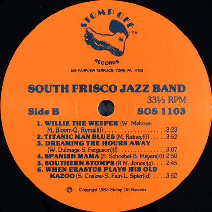 South Frisco Jazz Band, Bob Helm - Jones Law Blues