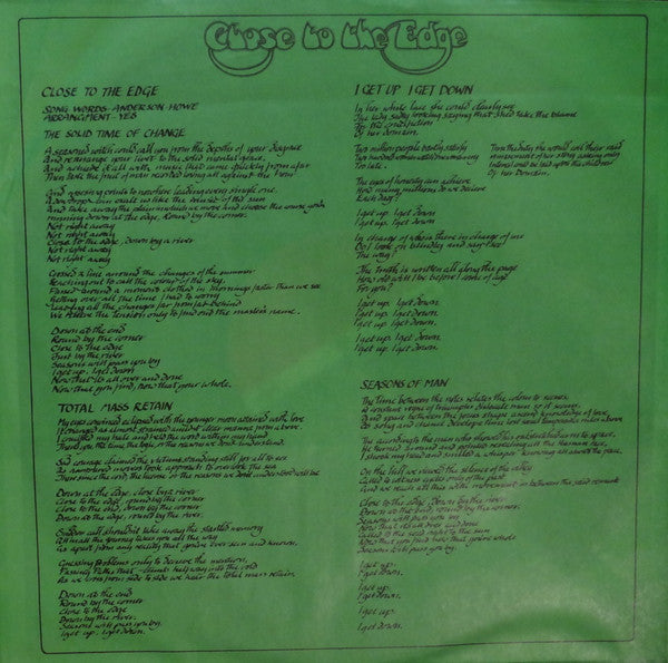 Close To The Edge - secondary