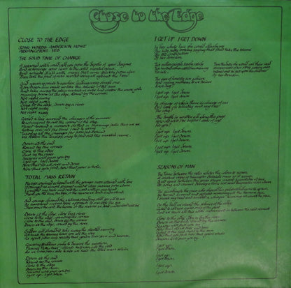 Close To The Edge - secondary