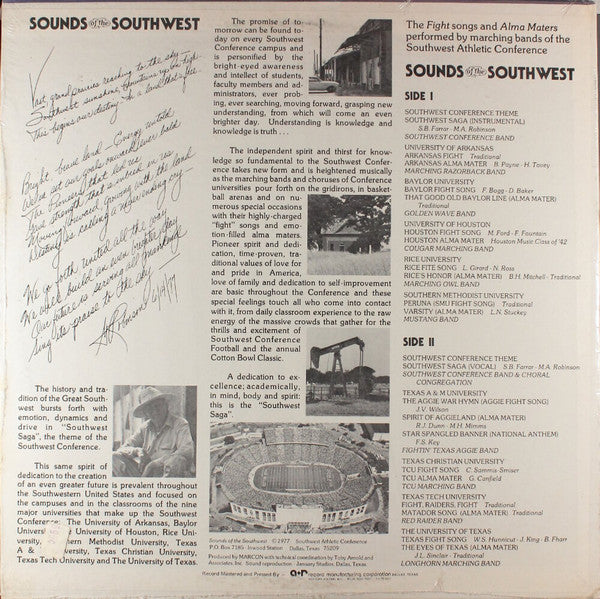 Various - Sounds Of The Southwest