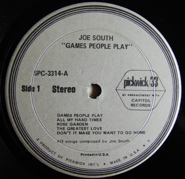 Games People Play - secondary