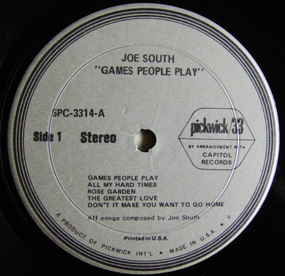 Games People Play - secondary