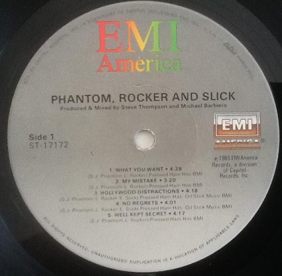 Phantom, Rocker & Slick - secondary