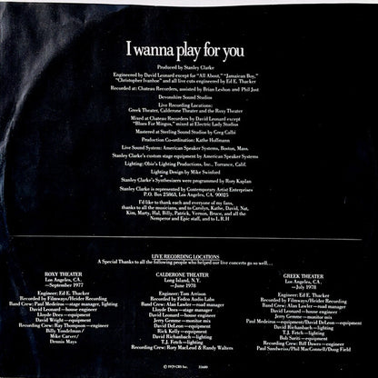 I Wanna Play For You - secondary