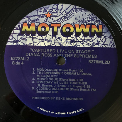 The Supremes - Captured Live On Stage !