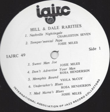 Hill & Dale Rarities - A Brief History Of Edison Recordings - secondary