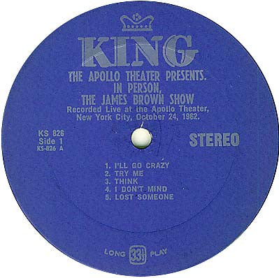 The Apollo Theatre Presents - In Person The James Brown Show - secondary