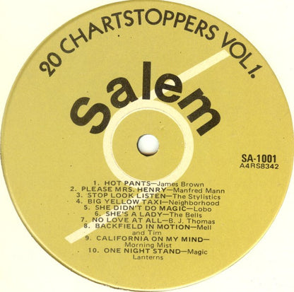 Various - 20 Chartstoppers Vol 1.