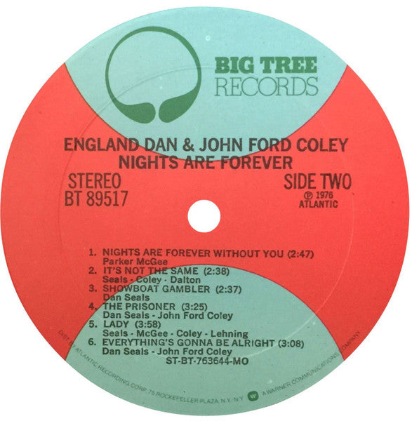 England Dan & John Ford Coley - Nights Are Forever