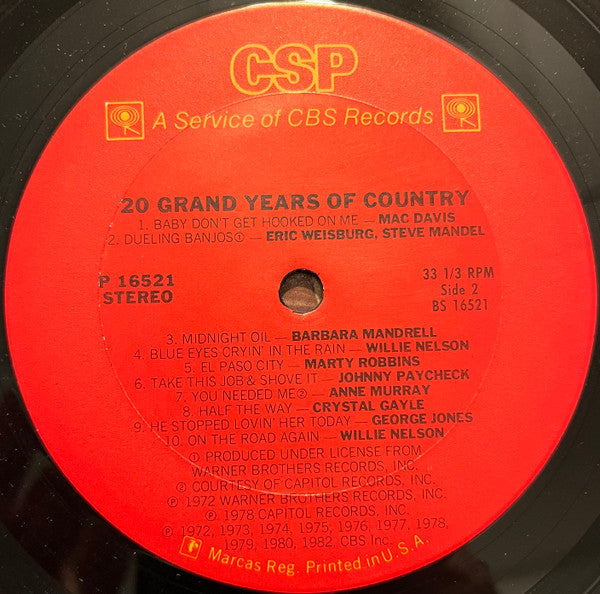 20 Grand Years Of Country - secondary