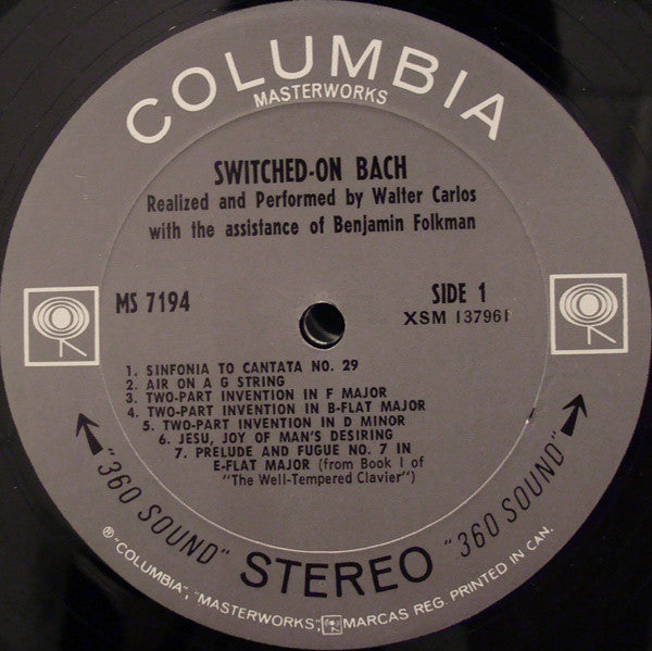 Walter Carlos - Switched-On Bach